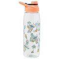 Silver Buffalo Disney Lilo and Stitch Hawaiian Shirt, Water Bottle, 28oz | Lei and Coconut Drink, Tropical Vibes Pattern, Includes Screw-On Lid, 0.83 Liters - color: Lilo and Stitch in Hawaiian Shirt Pattern, size: 28 Ounces