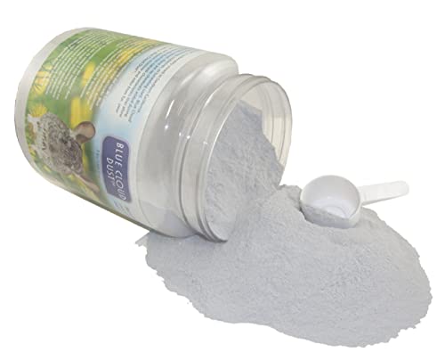 Lixit Blue Beauty® Chinchilla Dust Powder - Dry Bath Grooming Dust for Hamsters, Gerbil, Degus, and Small Animals - Made in the USA (18 Pound) - size: 18 Pound