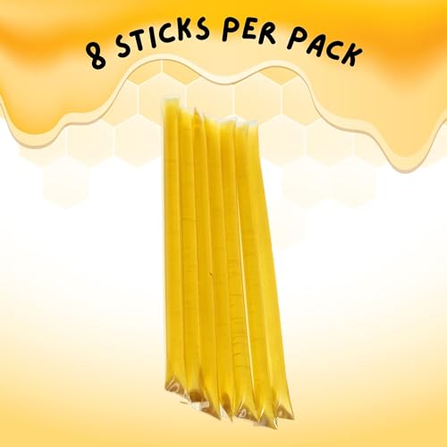 Honey Sticks - Original Flavor (8 Sticks) - All-Natural Sweet Treat Made with Orange Blossom Honey - Sugar Gliders, Marmosets, Parrots & More