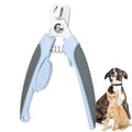 Blue Large Dog Nail Clipper with Guard Dog Nail Trimmer | Stainless Steel Blade,Ergonomic TPR Overmolded Handle,Cat Nail Trimmer,Cat Nail Clipper,Cat Toenail Clipper,Pet Nail Trimmer - color: Blue, size: 6.22in/15.8cm