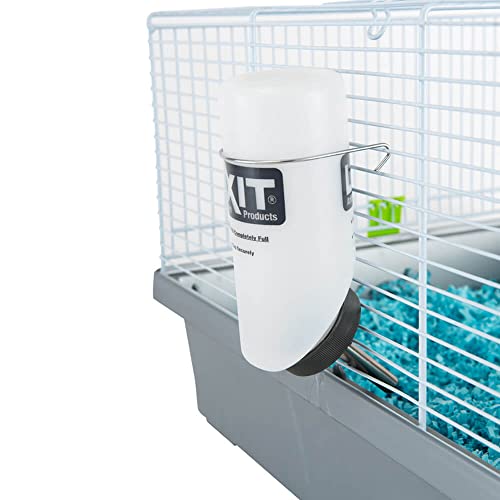 Lixit Wide Mouth BPA-Free Cage Water Bottles for Rabbits, Ferrets, Guinea Pigs, Rats, Chinchillas, Hamsters, Mice, Hedgehogs, Gerbils and Other Small Animals. (Translucent, 8 Ounce) - color: Translucent, size: 8 Ounce
