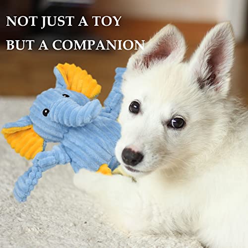 LECHONG 5 Pack Tough Dog Toys Stuffed Squeaky Dog Toys Assortment Plush Animal Dog Toy Value Bundle Puppy Pet Dog Toys for Small Medium Large Dogs - size: 5 Pack