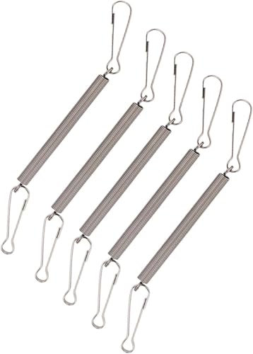 5 Pcs Replacement Water Bottle Springs with 2 Clips Used Singly or in Combination to Hold Rabbit Water Dispenser Drinking Bottle for Small Animals Feeding and Watering Supplies Pet Supplies