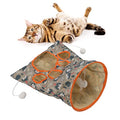 Cat Tunnels for Indoor Cats Crinkle Bag Toy 3 Layers Blue Hedgehog Sleeping Bag Compatible with Kitten Bunny Hamster and Catch Play Tunnel - size: Blue Hedgehog, style: Blue Hedgehog