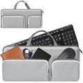 Keyboard Carrying Case for Logitech MK270 MK345 MK335 MK955 | For Office Users, Commuters, and Travelers; Organizer with Mouse and USB Receiver Pocket, Case Only - Gray - color: Grey
