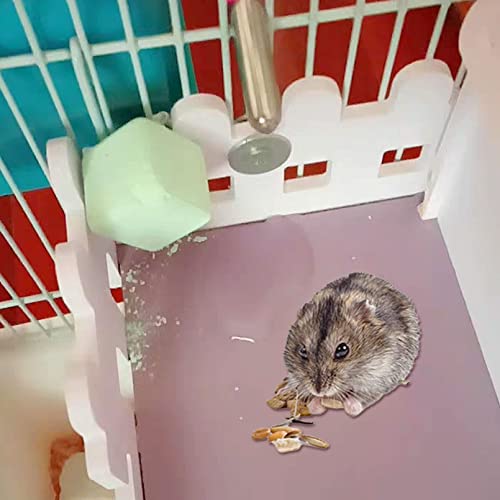8Pieces Rat Lava Block Chinchilla Bites Calcium Cubes Stone Hamster Grinding Teeth Supplies Mineral Pumice Chew Toy for Gerbil Guinea Pig Mouse