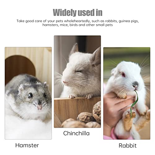 POPETPOP Hamster Water Bottle - Guinea Pig & Bunny No Drip Hanging Water Feeder for Small Animals