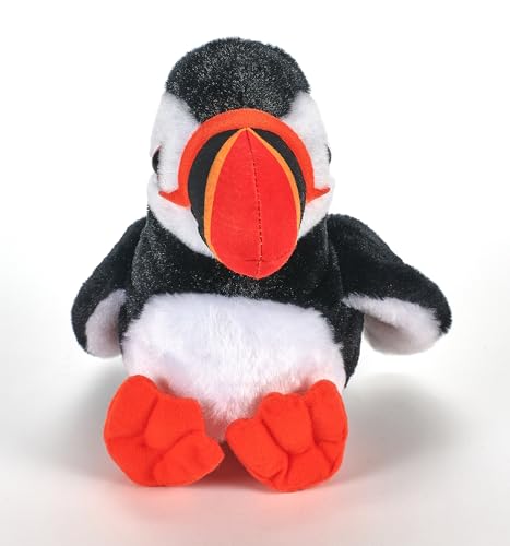 The Petting Zoo Puffin Stuffed Animal Plushie, Gifts for Kids, Wild Onez Babiez Sealife Animals, Puffin Plush Toy 6 Inches - color: Puffin