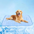 Dog Cooling Mat,Dog Blanket Washable,Cool Fabric & Internal Waterproof Cooling Pad (Blue, X-Large (40x30 inch)) - color: Blue, size: X-Large (40x30 inch)