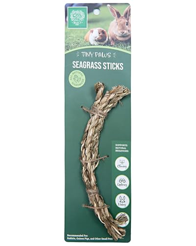 Small Pet Select Tiny Paws Seagrass Play Pack, Toys, Tunnel & Hideout | Natural Chew Toys & Cage Accessories, For Guinea Pigs, Rabbits, Bunnies & Other Small Pets