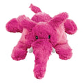 KONG Cozie Plush Dog Toy with Squeaker (Elmer The Elephant, Medium) - size: Medium, style: Elmer the Elephant