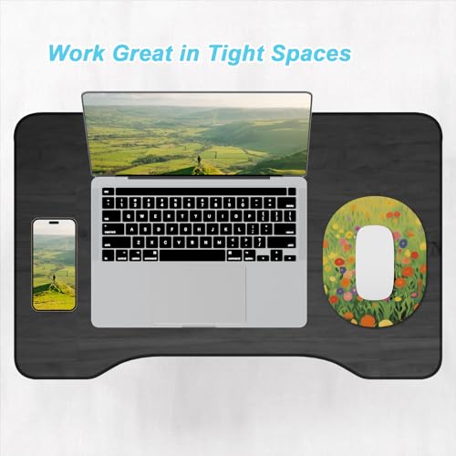 Rimilak Small Mouse Pad 6 x 8 Inch, Irregular Mini Mousepad, Grass Cat | Non-Slip Rubber Base, Waterproof Compact Mouse Mat for Laptop Computer Wireless Mouse Keyboard Home Office Travel - color: Green Grass Cat, size: 8L x 6W inches
