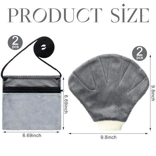4 Pcs Sugar Glider Bonding Pouch with Mitt Calming Hedgehog Gloves Sugar Glider Cage Accessories Handling Bite Proof Hamster Carry Bag for Small Animal Outgoing Sleeping