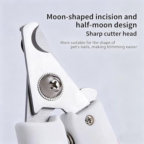 Cat Nail Clippers for Small Pets, Professional Stainless Steel Pet Nail Trimmer with Safety Guard, Sharp Dog & Cat Nail Clipper for Kittens Puppies Rabbits Small Animals