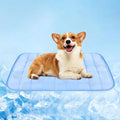 Dog Cooling Mat,Dog Blanket Washable,Cool Fabric & Internal Waterproof Cooling Pad (Blue, Medium (28X20 inch)) - color: Blue, size: Medium (28X20 inch)