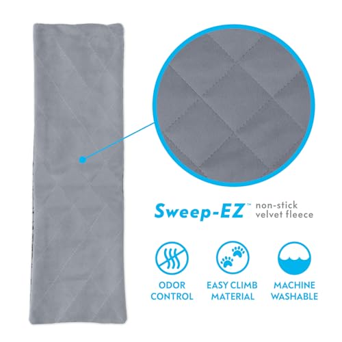 Paw Inspired Fitted Fleece Ramp Cover for Critter Nation Cage, Gray | Ladder Liner for Ferret Nation/Critter Nation Cage, For Ferrets, Rats, Chinchillas, Hedgehogs, Small Animals, Pets - color: Gray, size: Ramp Cover
