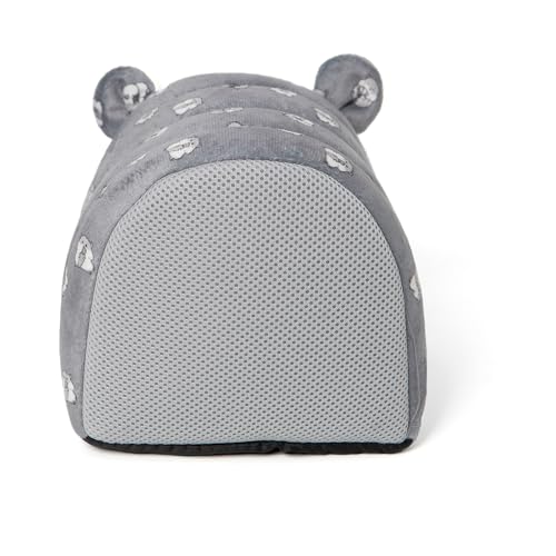 Hedgehog Bed Cave Hideout Hedgehog House Hedgehog Accessories, Hamster Small Animals Cage Supplies Warm House (Grey) - color: Grey