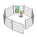 FXW MiniPaws Dog Playpen, Indoor, Yard & RV Camping, 20" H, 8 Panels | Portable, Expandable Layout, Tool-Free Setup, For Puppies & Small Dogs - size: 20"H