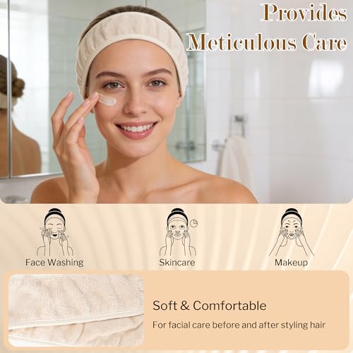 4PCS Boar Bristle Hair Brush Comb Set for Women Men Kid, Soft Natural Slick Back Hair Brush for Thin & Fine Hair, Travel Bag & Spa Headband Included - size: 1 Count (Pack of 4)