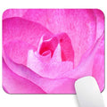 Vibrant Pink Rose Close-Up Mouse Pad, Floral Macro Art Print Desk Mat | 9.5"x 7.9", Romantic Nature Flower Petals, Nature Valley Scenery, Cute Smooth & Anti-Slip Mousepad - color: Colorful Design Wknoon-Art 35