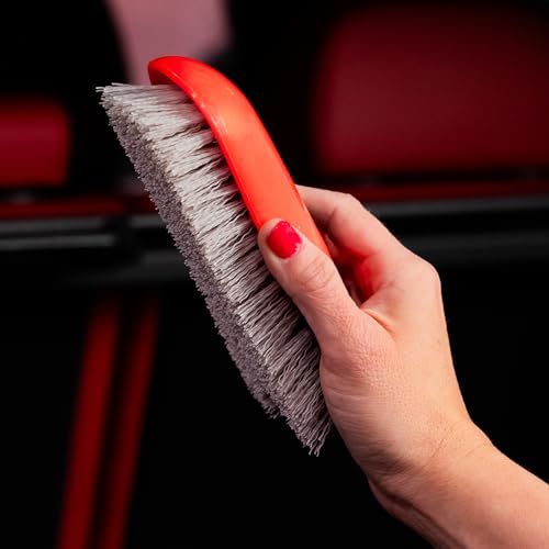 Mothers Stiff Bristle Carpet and Upholstery Cleaning Scrub Brush for Automotive, Home, Couch, Stain Remover - style: Carpet Brush