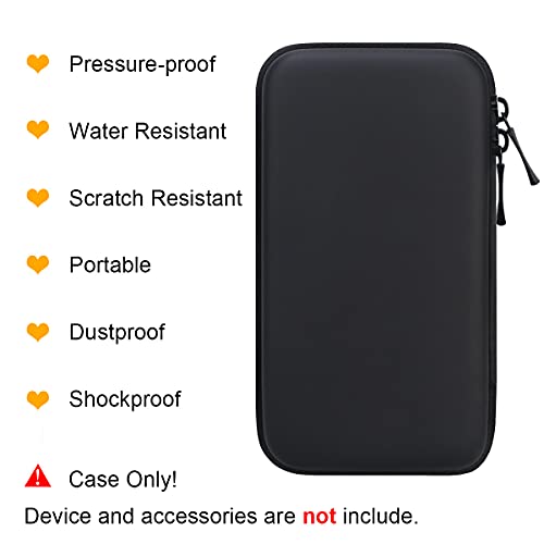 BOVKE Travel Cable Organizer Bag Electronics Accessories Case Portable Travel Gadget Bag for USB Flash Drive, Adapter, Charging Cable, Charger, SD Card, Earbuds, Small Power Bank, Black+Inside Black - color: AA_Black+Inside Black