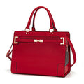 Fashion Pet Carrier Dog Cat Carrier Purse Soft-Sided Leather Handbag Pet Tote Bag for Small Dogs Puppy and Cats TSA Airline Approved (Red) - color: Red