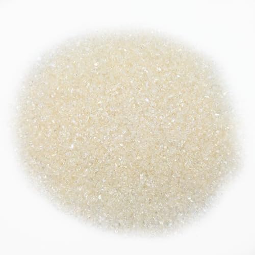 Crushed Glass Glitter, Broken Stones Shattered Glass Chips for Resin Art Crafts, Epoxy Resin Supplies, Geod Painting, DIY Art Projects, Jewelry Making, 2-4mm, 200g/7oz (Champagne) - color: Champagne