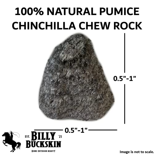 Chew Toys for Chinchilla, Lava Block Toys for Small Pet Animals like Rat, Mice, Bunny, Hamster, Degus, Gerbils, Pumice Blocks, Guinea Pig Toy, Rabbit Chew Toy by Billy Buckskin - Pack of 8 - size: 1 Count (Pack of 8)