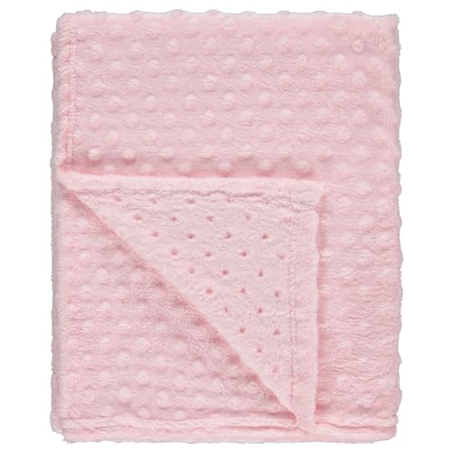 Disney Minnie Mouse Soft Baby Blanket - Flannel Fleece Blanket for Baby Girls/Boys, Plush Crib Stroller Nursery & Daycare Blankey, Bow/Pink - color: Minnie Mouse Happy