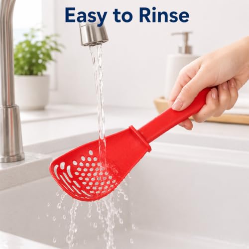 2 Pack Small Litter Scoop, Hamster Sand Bath Scoop, Plastic Litter Sifter for Small Animal Cage Cleaning, Chinchilla Gerbil Reptile Accessories