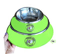 Non-Tip Metal Guinea Pig Pellet Dish Bowl Goes with The Space House Guinea Pig Hidey Many Colors (XL Bowl, Green) - color: Green