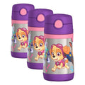 THERMOS Vacuum Insulated Stainless Steel 10oz Straw Bottle, Paw Patrol Girl (Pack of 3) - color: Paw Patrol Girl, size: 10 Ounces (Pack of 3)
