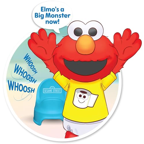 Sesame Street Potty Time Elmo 12-Inch Sustainable Plush Stuffed Animal
