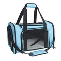 Soft Sided Carrier for Small Medium Cats Dogs,TSA Airline Approved Collapsible Travel Pet Carrier Medium Blue - color: Blue, size: Medium