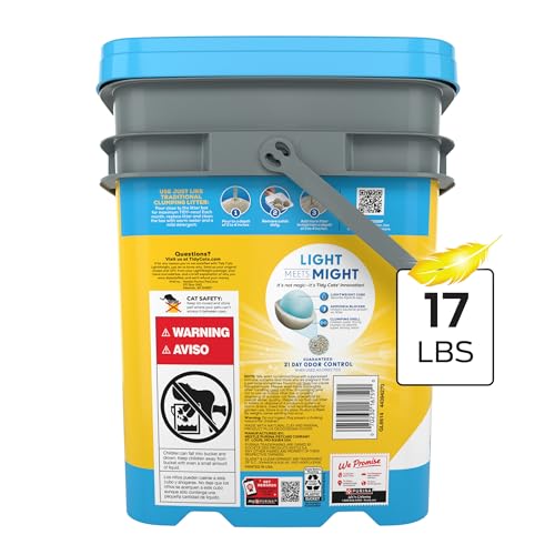 Purina Tidy Cats Low Dust, Multi Cat, Clumping Cat Litter Odor Control Formula, LightWeight Glade Clear Springs - 17 Pound (Pack of 1) - size: 17 Pound (Pack of 1), style: Glade Clear Springs