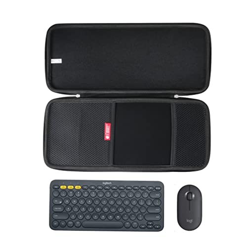 Hermitshell Hard Travel Case for Logitech Pebble 2 Combo K380 K380s Pebble Keys 2 + M350 Wireless Keyboard and Pebble Mouse Combo