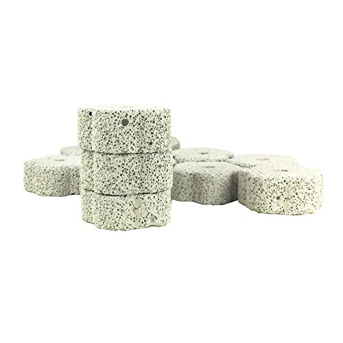 Shelltech Small Animal Lava Bites, Hamster Chew Toys Chew Treats Teeth Grinding Block for Hamster Chinchilla (12 Pack - Flower) - size: 12 Pack - Flower