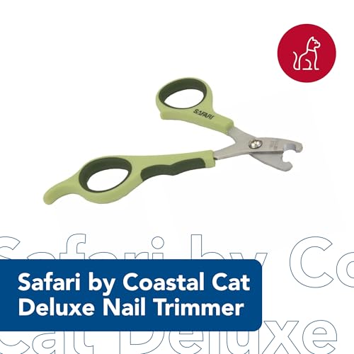 Coastal Pet- Safari - Cat Deluxe Nail Trimmer, No Color, One Size (5" L x 2.25" W)