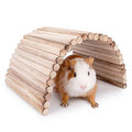 Niteangel Small Animal Climbing Toy: 15.7" x 7.8" Bendable & Flexible Shape | Underground Hideout & Dome Shelter - Suspension Bridge Ladder for Hamsters Gerbils Mice Rats Guinea Pigs or Other Small Pets - size: 15.7'' x 7.8''