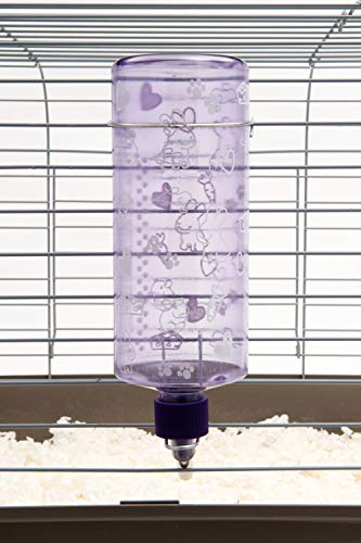 Lixit Critter Brite Water Bottles for Rabbits, Ferents and Other Small Animals (Purple), 30-0533-A32 - color: Purple, size: 32 Ounce