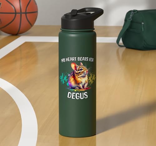 Degu ECG Degu Stainless Steel Insulated Water Bottle - color: Dark Green