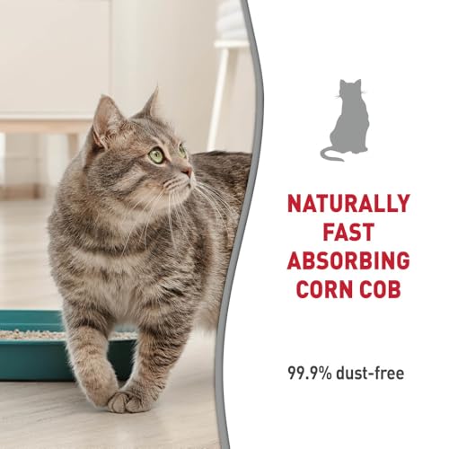 Nature's Miracle Premium Clumping Corn Cob Litter, Tough Odor Bio-Enzymatic Formula, Dust Free, 18lb (2 pack) - size: 36 lb