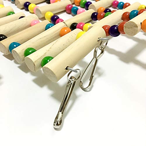 Leeko Pet Hammock Hamster Hanging Toy, 3 Piece Set House Hanging Bed Cage Toys for Small Animal Sugar Glider Squirrel Chinchilla Hamster Rat Playing Sleeping - size: 3 Pieces