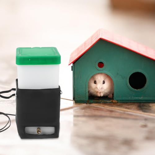 POPETPOP Heated Water Bottle for Pets Automatic Thermostat Rabbit Water Dispenser Capacity Safe Easy to Clean for Hamsters Bunnies and Other Animals