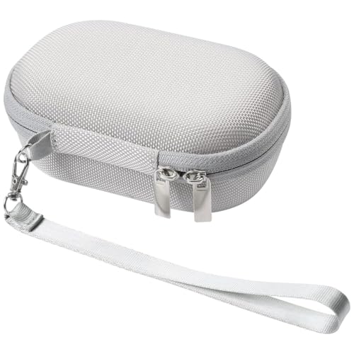Hard Travel Case Compatible with Logitech M510/M330/M720/Signature M650 L/G305/G304/MX Anywhere 3/G Pro/G PRO X/G703 Wireless Mouse,Mesh Bag for Cards (gray) - color: gray