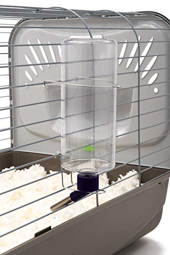 Lixit Standard Cage Water Bottles for Rabbits, Ferrets, Guinea Pigs, Hamsters, Rats, Mice and Other Small Animal's (32 Ounce, Clear Pack of 2) - color: Clear Pack of 2, size: 32 Ounce