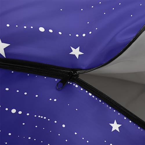 QOOMO Camping Sleeping Bags,3 Season Warm & Cool Weather,Lightweight,Waterproof Sleeping Bags for Adults & Kids,Traveling,and Outdoors,Camping Gear Equipment - color: Galaxy 15