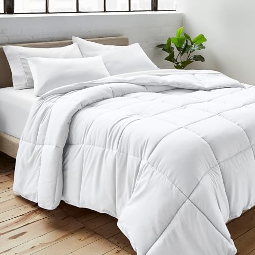 Bare Home Duvet Insert Comforter - Full Size - Goose Down Alternative - Ultra-Soft - Premium 1800 Series - All Season Warmth - Bedding Comforter (Full, White) - color: 01 - White, size: Full