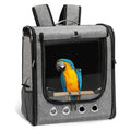 Bird Carrier Bag Bird Travel Cage with Stand, Lightweight Backpack for Parrot, Large Portable Bird Travel Bag, Pet Transparent Breathable Travel Cage